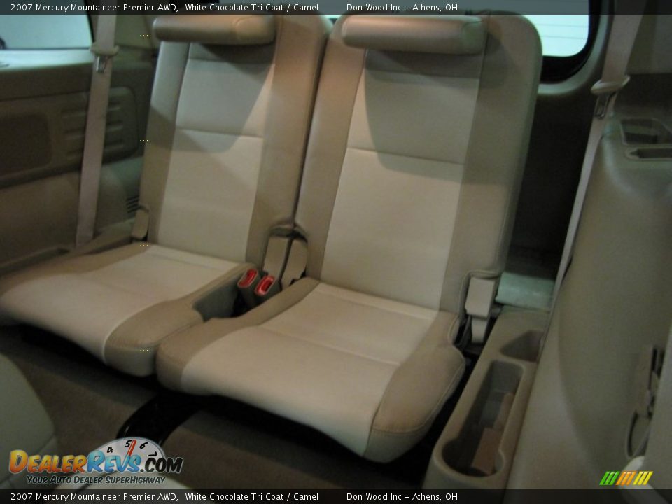 2007 Mercury Mountaineer Premier AWD White Chocolate Tri Coat / Camel Photo #11