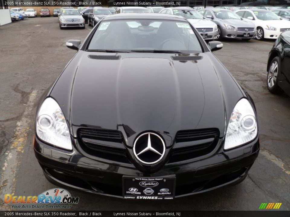 2005 Mercedes-Benz SLK 350 Roadster Black / Black Photo #2