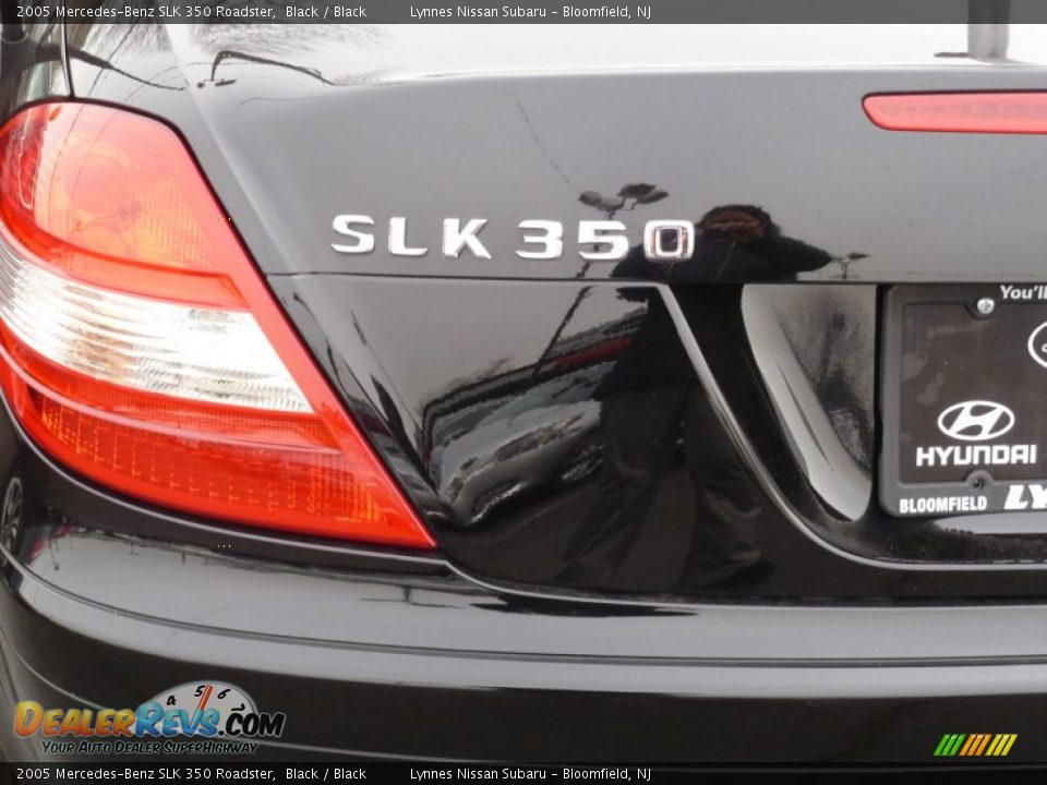 2005 Mercedes-Benz SLK 350 Roadster Black / Black Photo #5