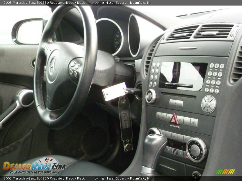 2005 Mercedes-Benz SLK 350 Roadster Black / Black Photo #12