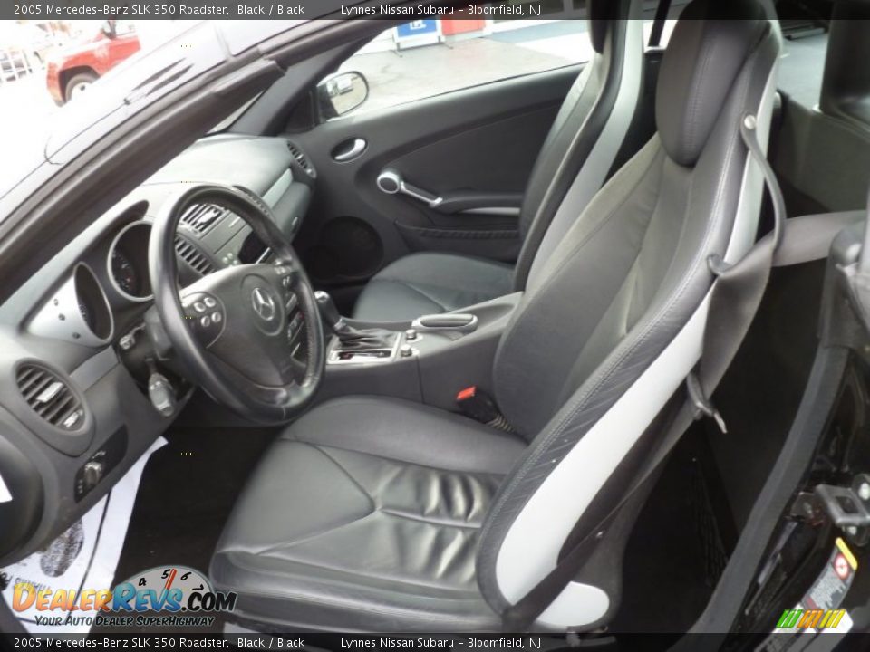 Black Interior - 2005 Mercedes-Benz SLK 350 Roadster Photo #13