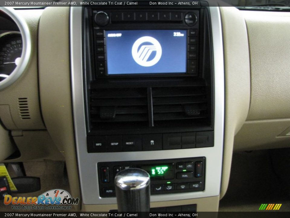 2007 Mercury Mountaineer Premier AWD White Chocolate Tri Coat / Camel Photo #24