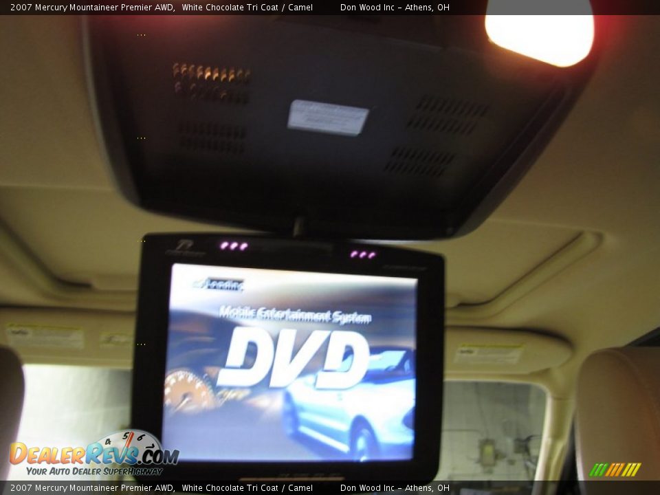 2007 Mercury Mountaineer Premier AWD White Chocolate Tri Coat / Camel Photo #26