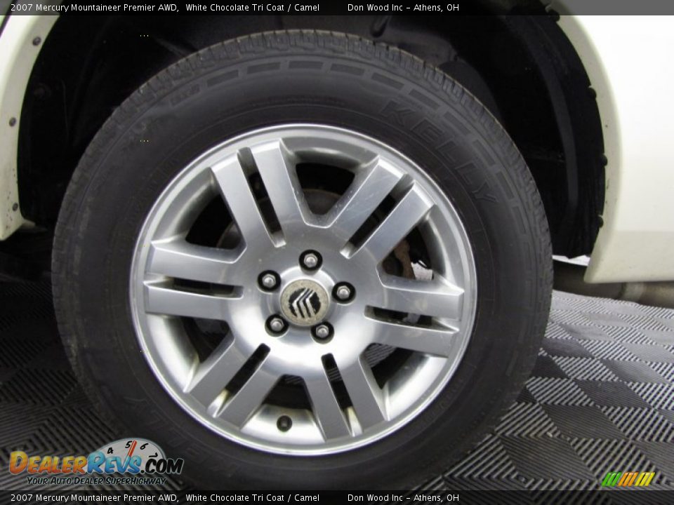 2007 Mercury Mountaineer Premier AWD White Chocolate Tri Coat / Camel Photo #30