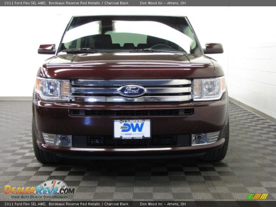 2011 Ford Flex SEL AWD Bordeaux Reserve Red Metallic / Charcoal Black Photo #2