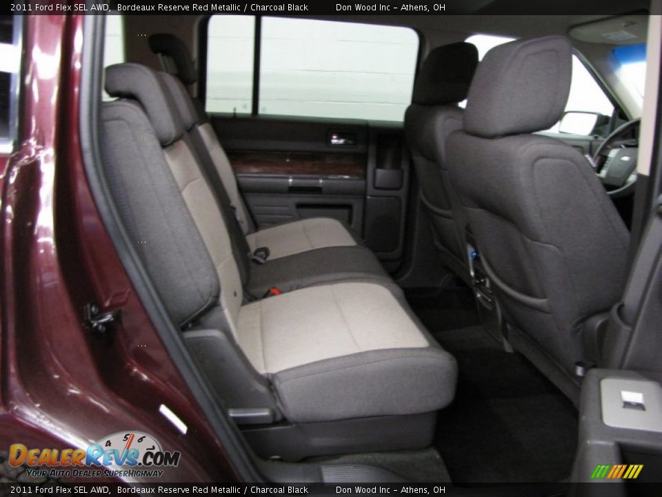 2011 Ford Flex SEL AWD Bordeaux Reserve Red Metallic / Charcoal Black Photo #8