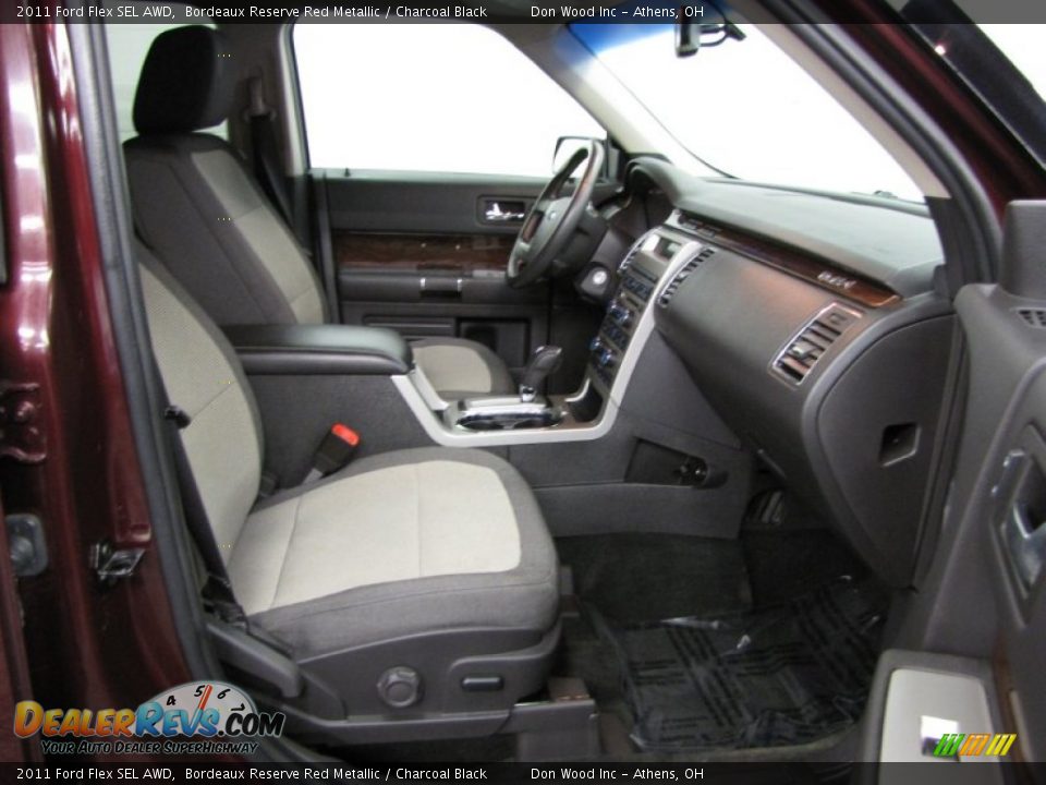 2011 Ford Flex SEL AWD Bordeaux Reserve Red Metallic / Charcoal Black Photo #9