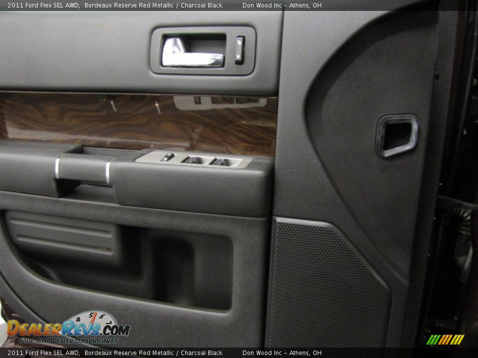 2011 Ford Flex SEL AWD Bordeaux Reserve Red Metallic / Charcoal Black Photo #10