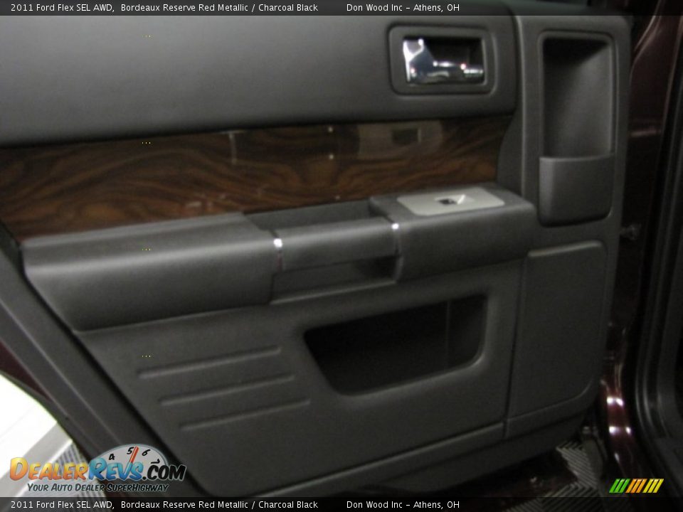 2011 Ford Flex SEL AWD Bordeaux Reserve Red Metallic / Charcoal Black Photo #12