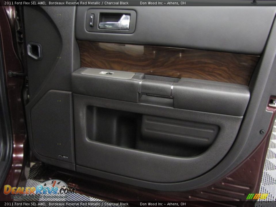 2011 Ford Flex SEL AWD Bordeaux Reserve Red Metallic / Charcoal Black Photo #14
