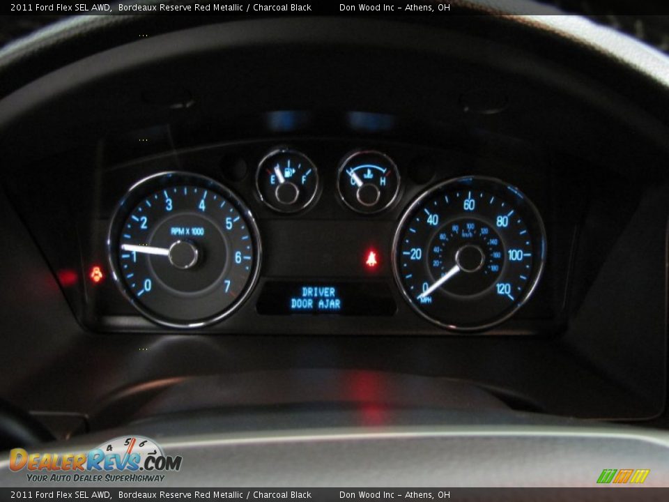 2011 Ford Flex SEL AWD Gauges Photo #17
