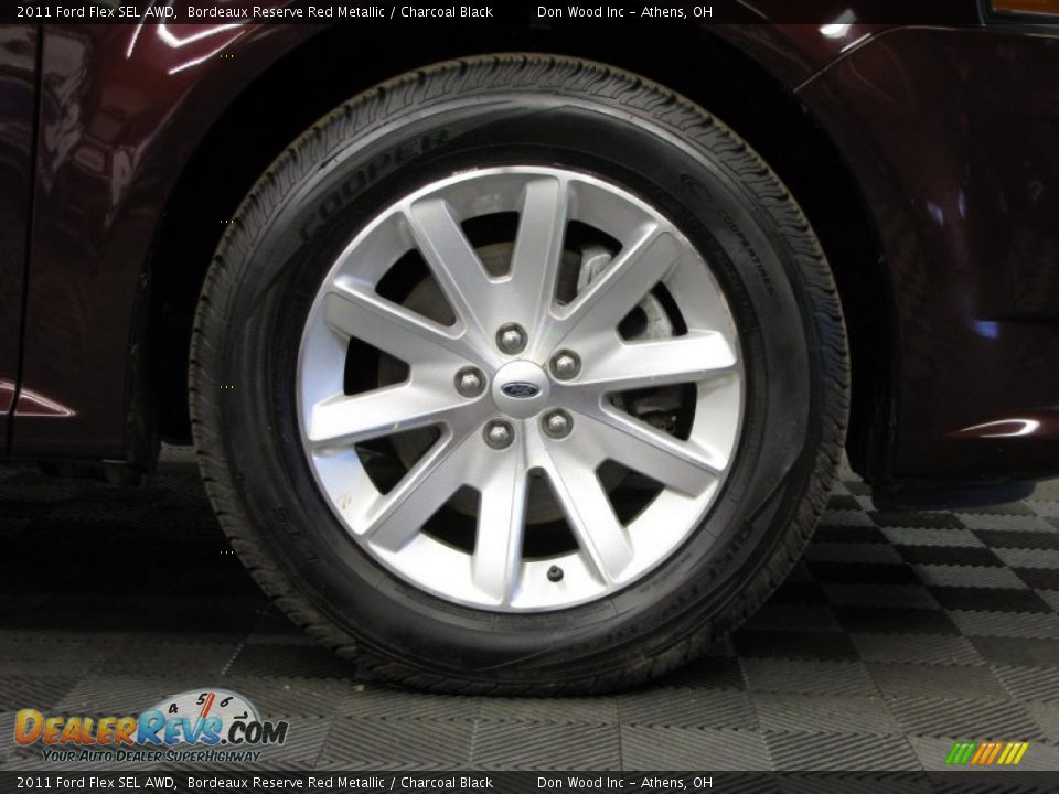 2011 Ford Flex SEL AWD Bordeaux Reserve Red Metallic / Charcoal Black Photo #21