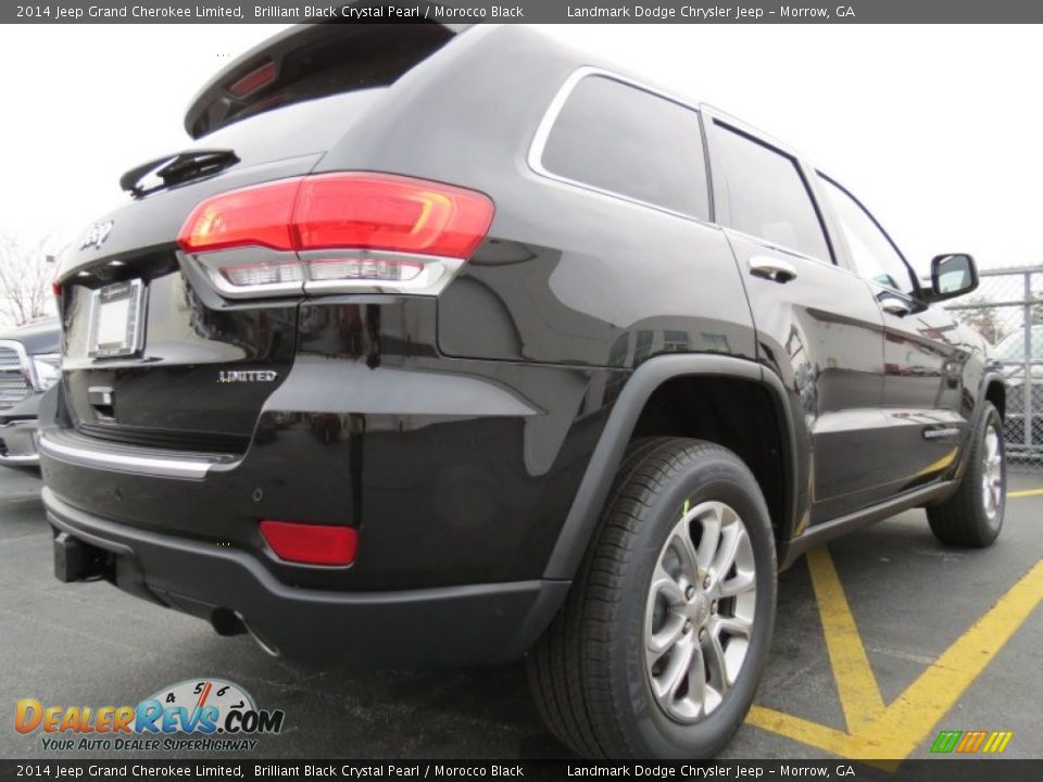 2014 Jeep Grand Cherokee Limited Brilliant Black Crystal Pearl / Morocco Black Photo #3