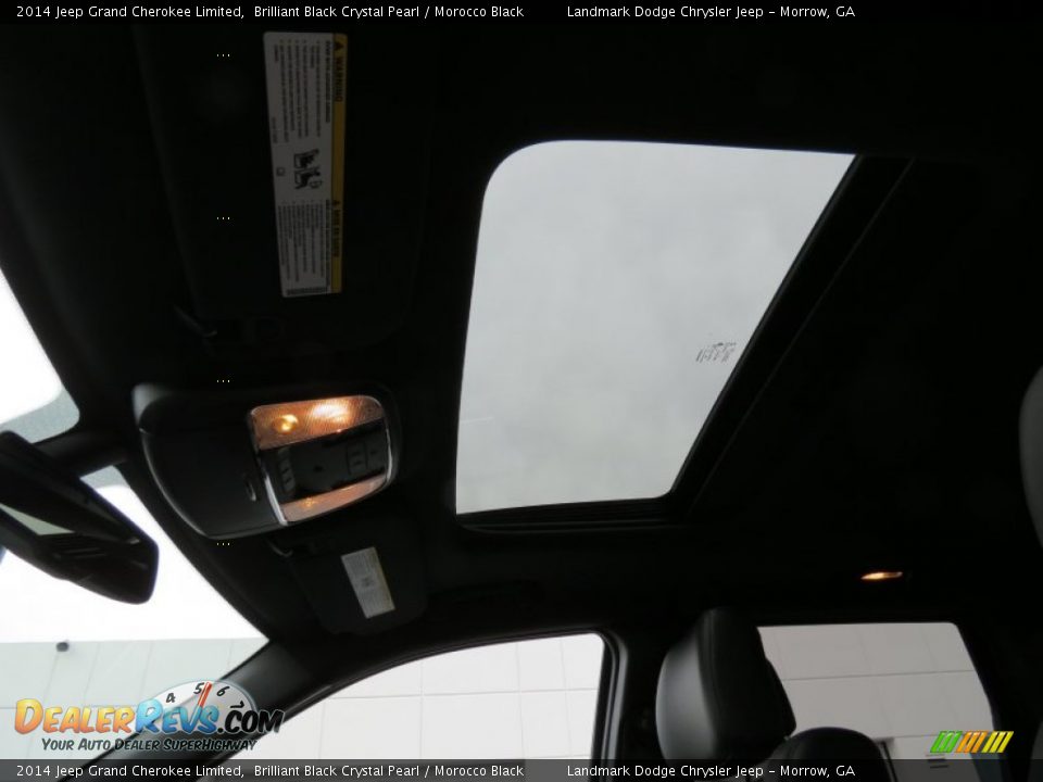 2014 Jeep Grand Cherokee Limited Brilliant Black Crystal Pearl / Morocco Black Photo #7