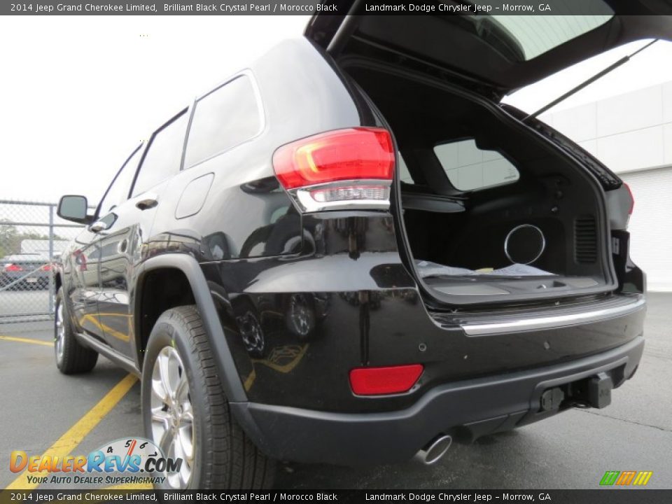 2014 Jeep Grand Cherokee Limited Brilliant Black Crystal Pearl / Morocco Black Photo #10