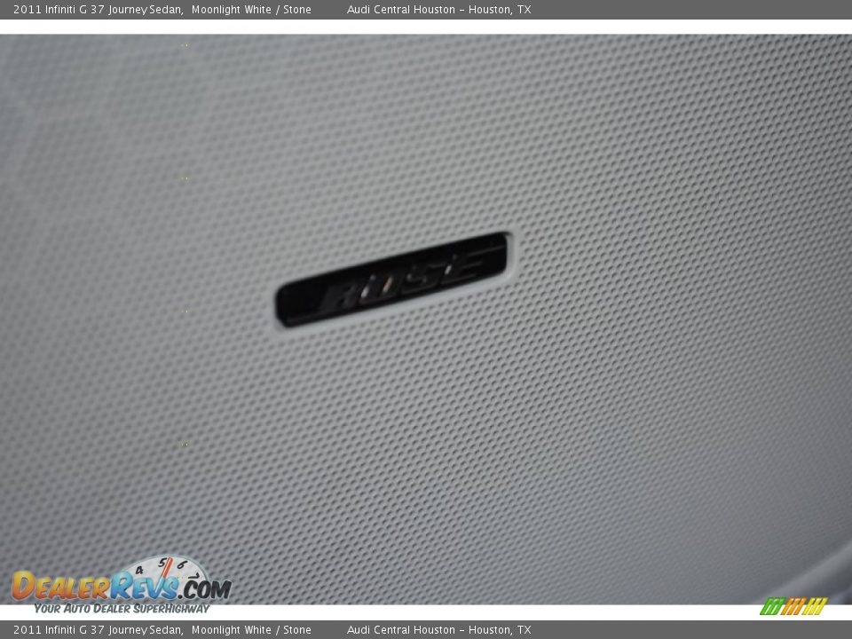 2011 Infiniti G 37 Journey Sedan Moonlight White / Stone Photo #12