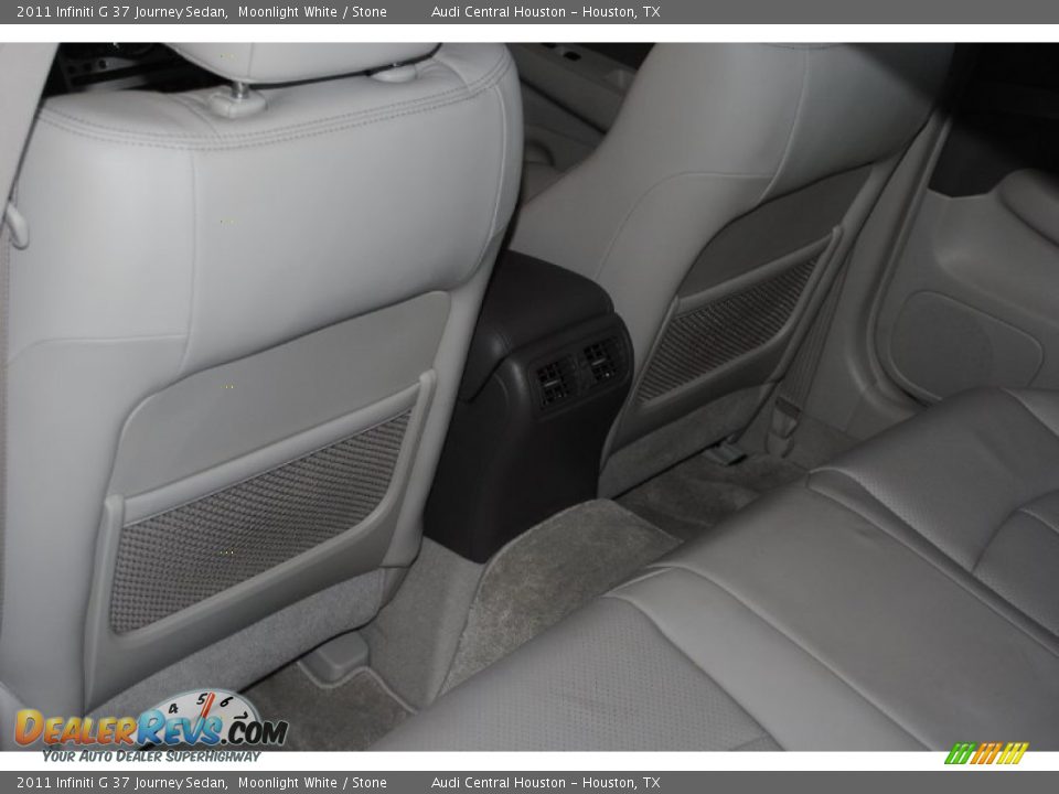 2011 Infiniti G 37 Journey Sedan Moonlight White / Stone Photo #17