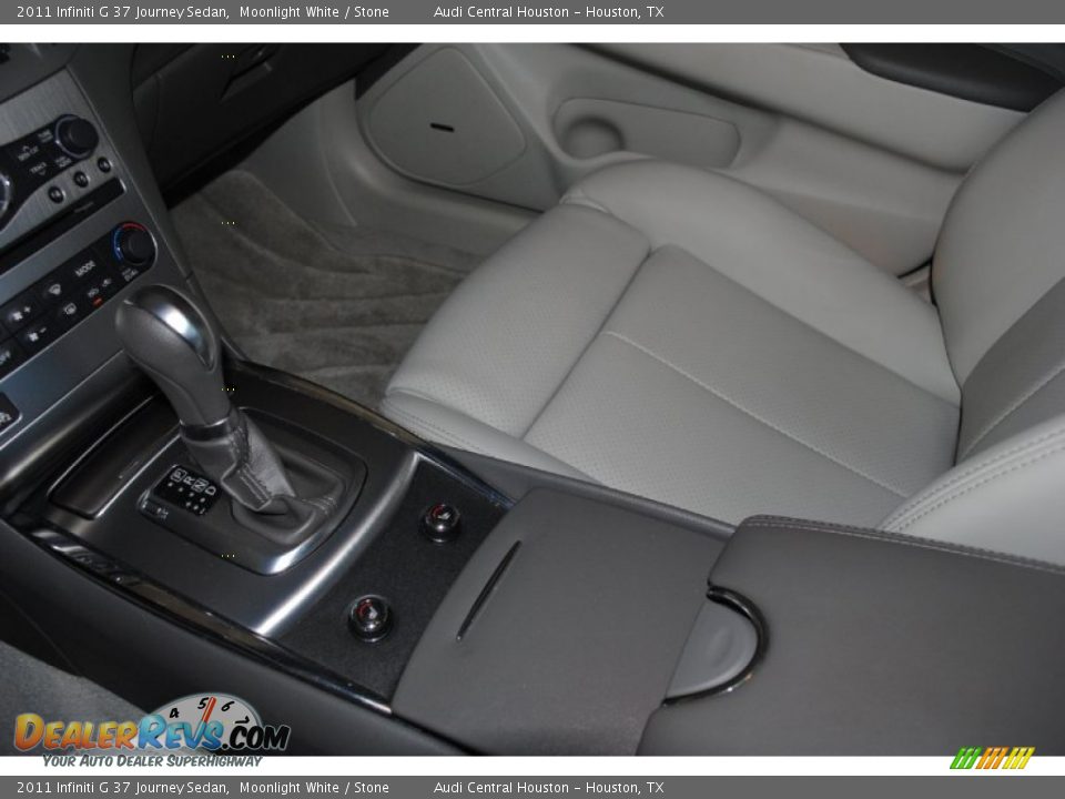 2011 Infiniti G 37 Journey Sedan Moonlight White / Stone Photo #23