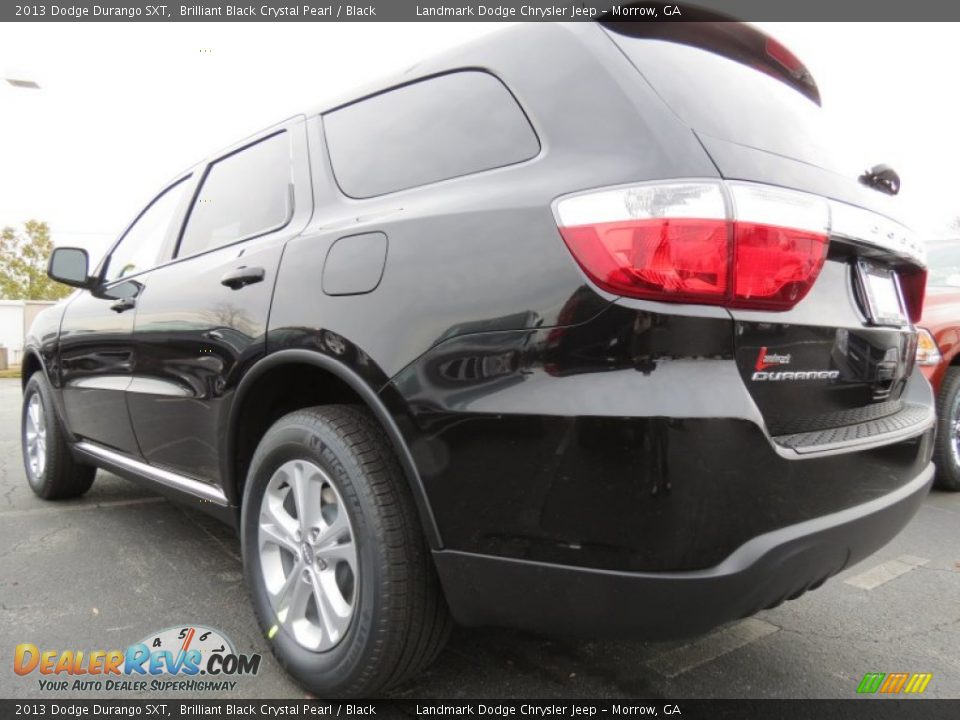 2013 Dodge Durango SXT Brilliant Black Crystal Pearl / Black Photo #2
