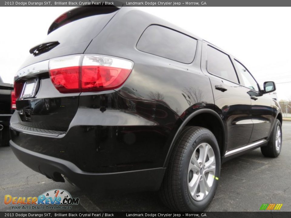 2013 Dodge Durango SXT Brilliant Black Crystal Pearl / Black Photo #3