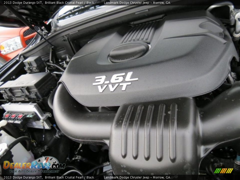 2013 Dodge Durango SXT Brilliant Black Crystal Pearl / Black Photo #9