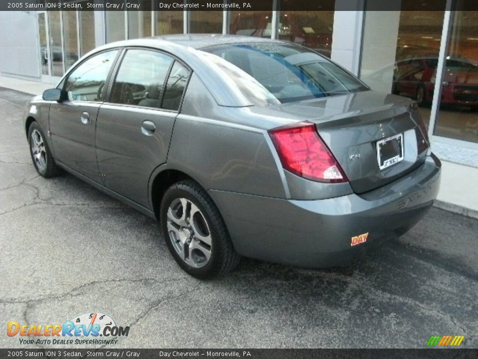 2005 Saturn ION 3 Sedan Storm Gray / Gray Photo #5