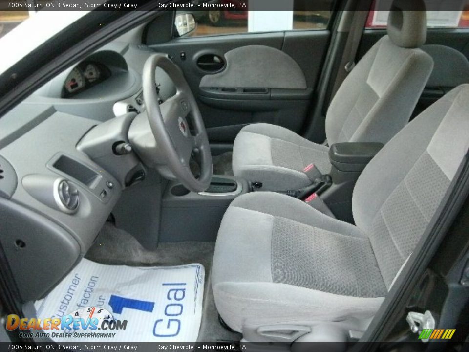 Front Seat of 2005 Saturn ION 3 Sedan Photo #6