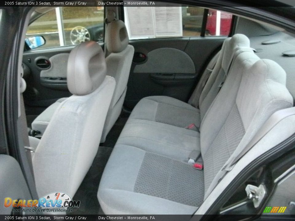 Rear Seat of 2005 Saturn ION 3 Sedan Photo #7