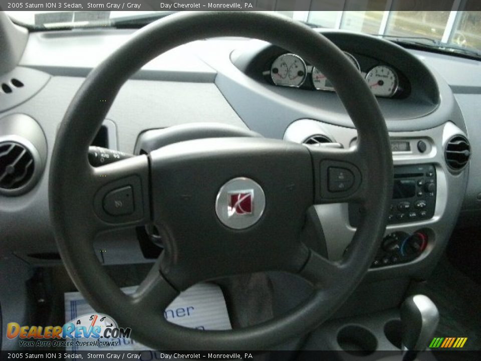 2005 Saturn ION 3 Sedan Steering Wheel Photo #12