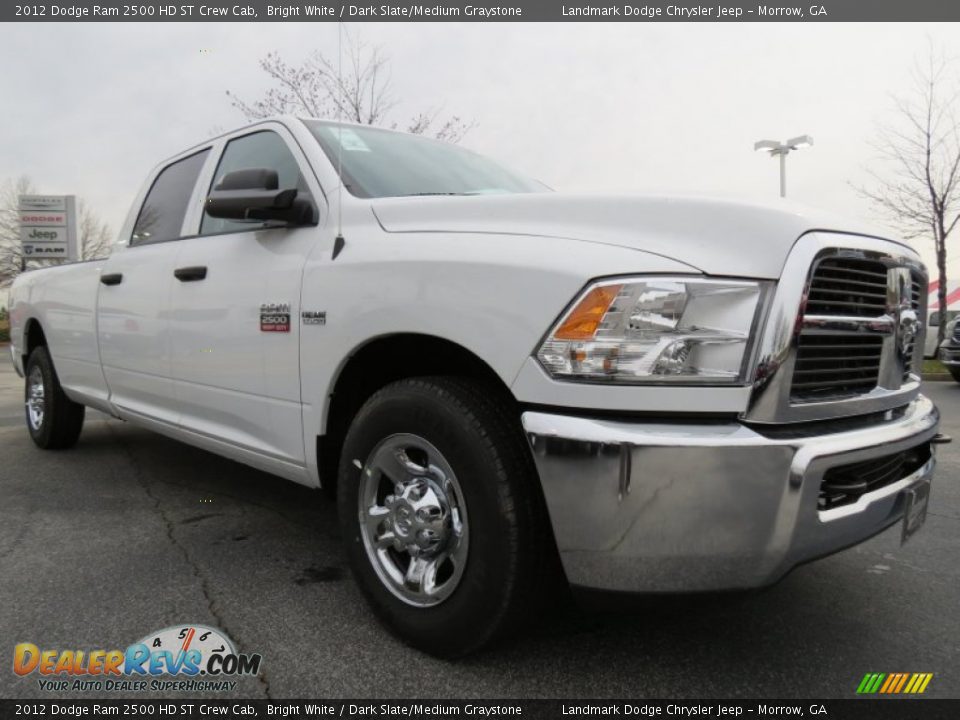2012 Dodge Ram 2500 HD ST Crew Cab Bright White / Dark Slate/Medium Graystone Photo #4