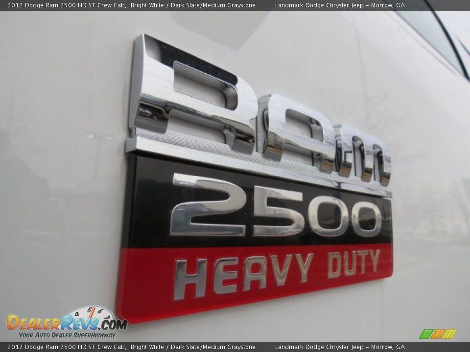2012 Dodge Ram 2500 HD ST Crew Cab Bright White / Dark Slate/Medium Graystone Photo #6