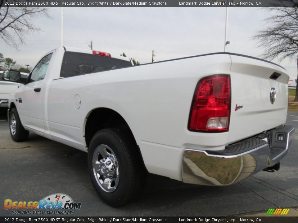 2012 Dodge Ram 2500 HD ST Regular Cab Bright White / Dark Slate/Medium Graystone Photo #2