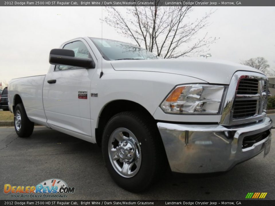 2012 Dodge Ram 2500 HD ST Regular Cab Bright White / Dark Slate/Medium Graystone Photo #4