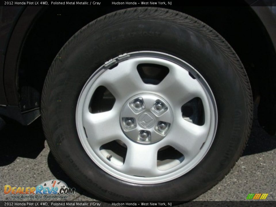 2012 Honda Pilot LX 4WD Polished Metal Metallic / Gray Photo #15