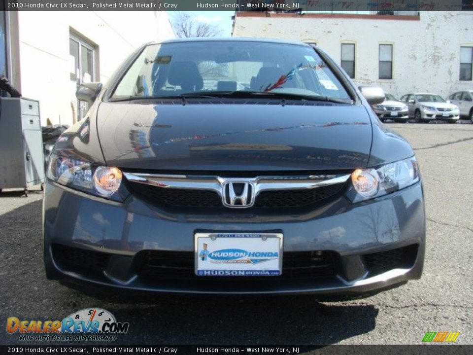 2010 Honda Civic LX Sedan Polished Metal Metallic / Gray Photo #2