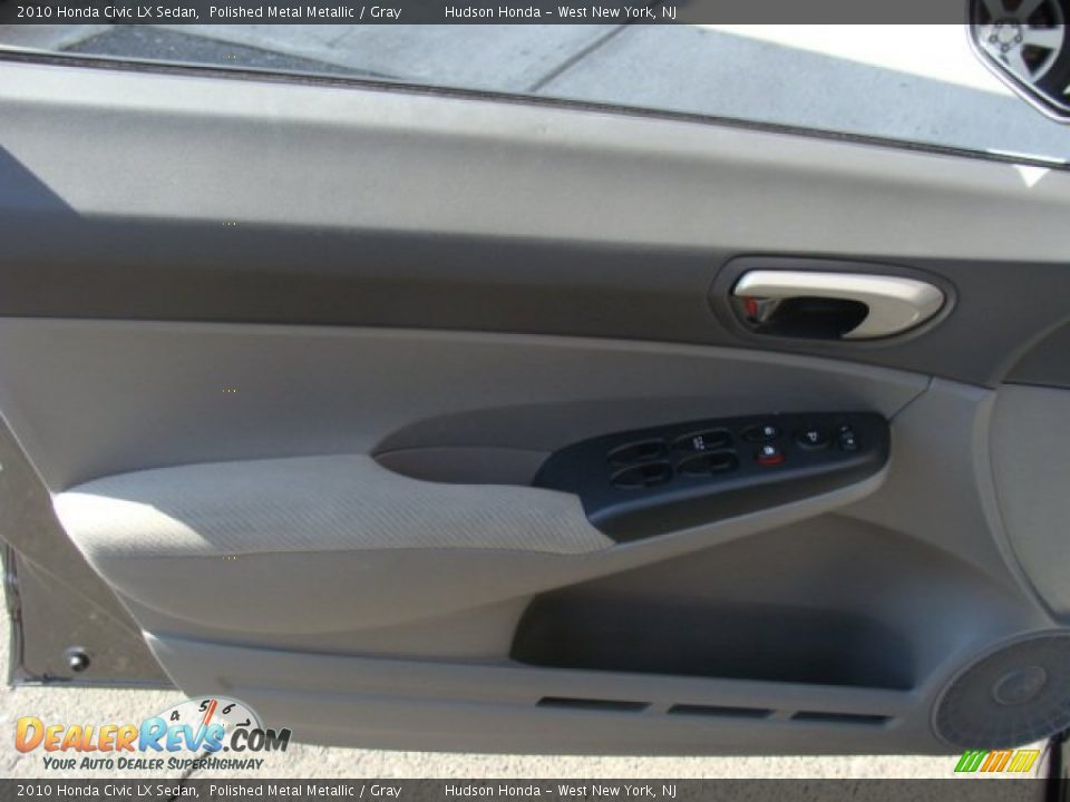 2010 Honda Civic LX Sedan Polished Metal Metallic / Gray Photo #6