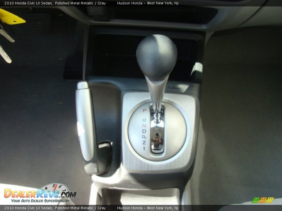 2010 Honda Civic LX Sedan Polished Metal Metallic / Gray Photo #13