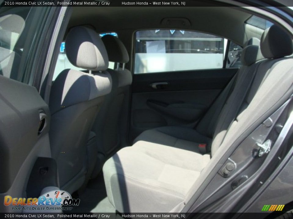2010 Honda Civic LX Sedan Polished Metal Metallic / Gray Photo #14