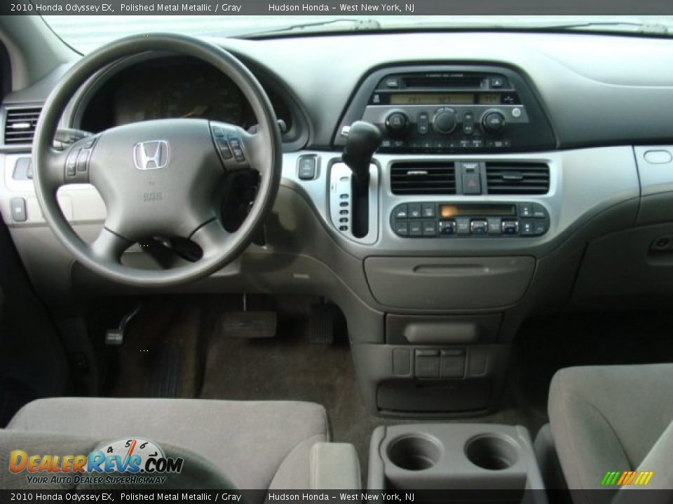 2010 Honda Odyssey EX Polished Metal Metallic / Gray Photo #8
