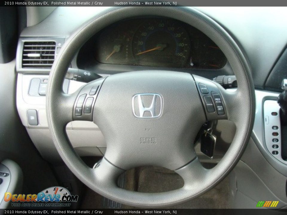 2010 Honda Odyssey EX Polished Metal Metallic / Gray Photo #9