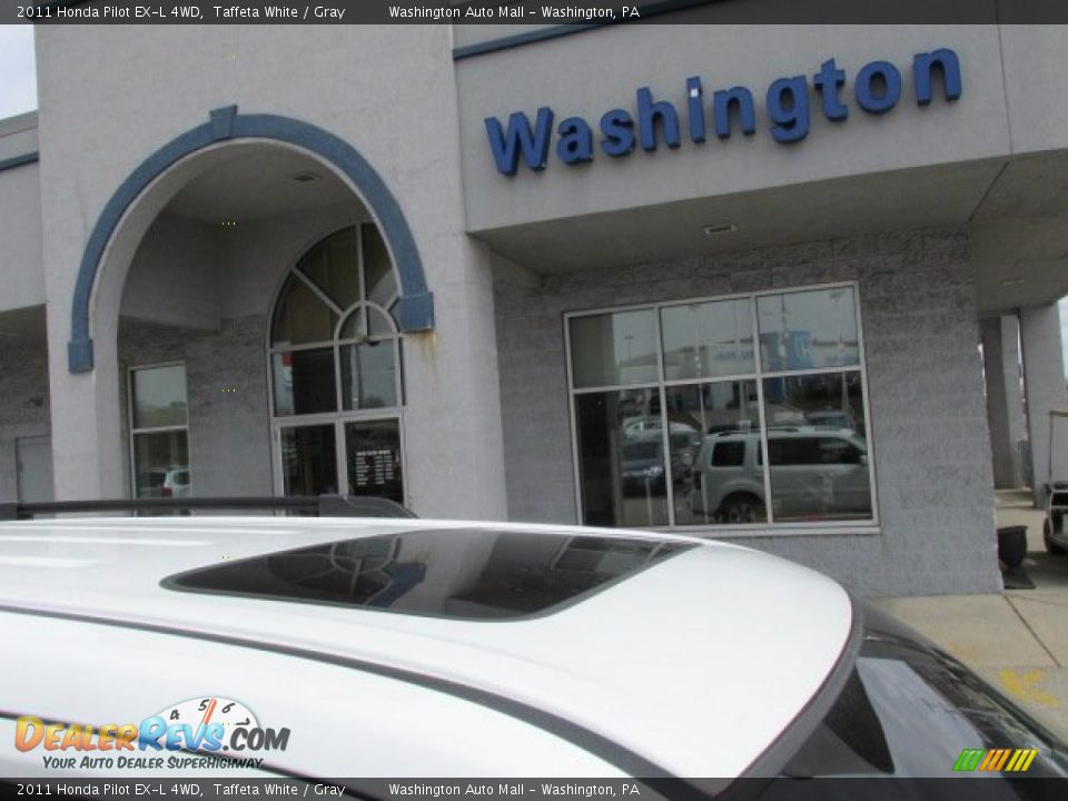 2011 Honda Pilot EX-L 4WD Taffeta White / Gray Photo #4