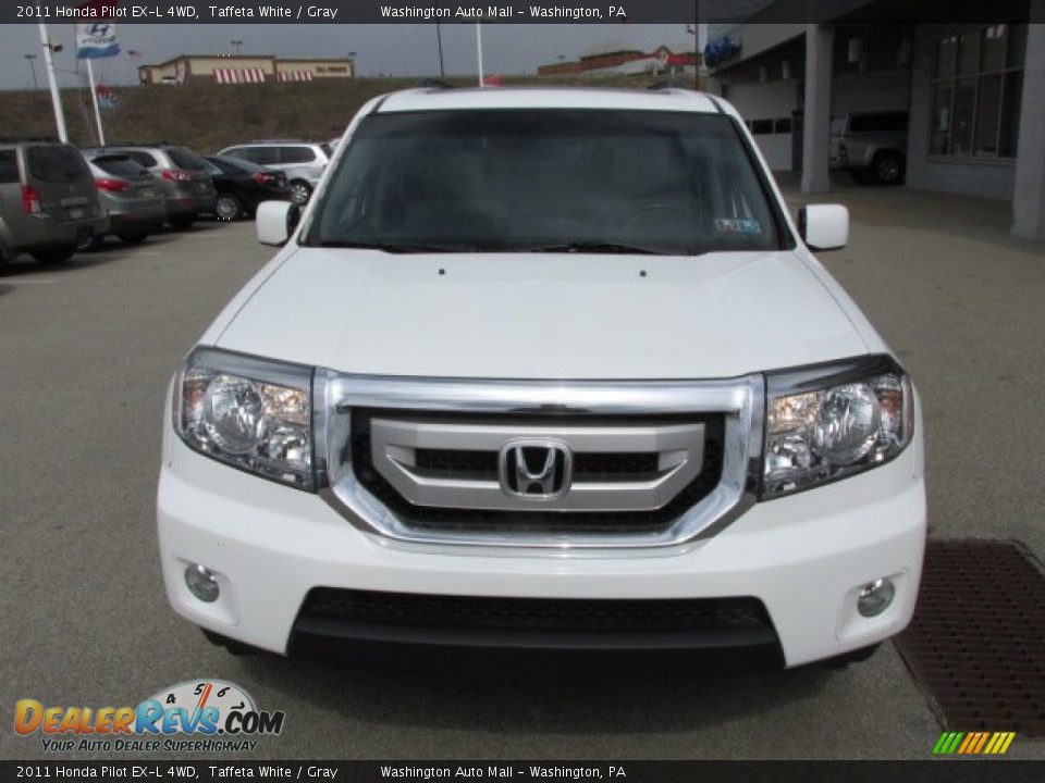 2011 Honda Pilot EX-L 4WD Taffeta White / Gray Photo #5