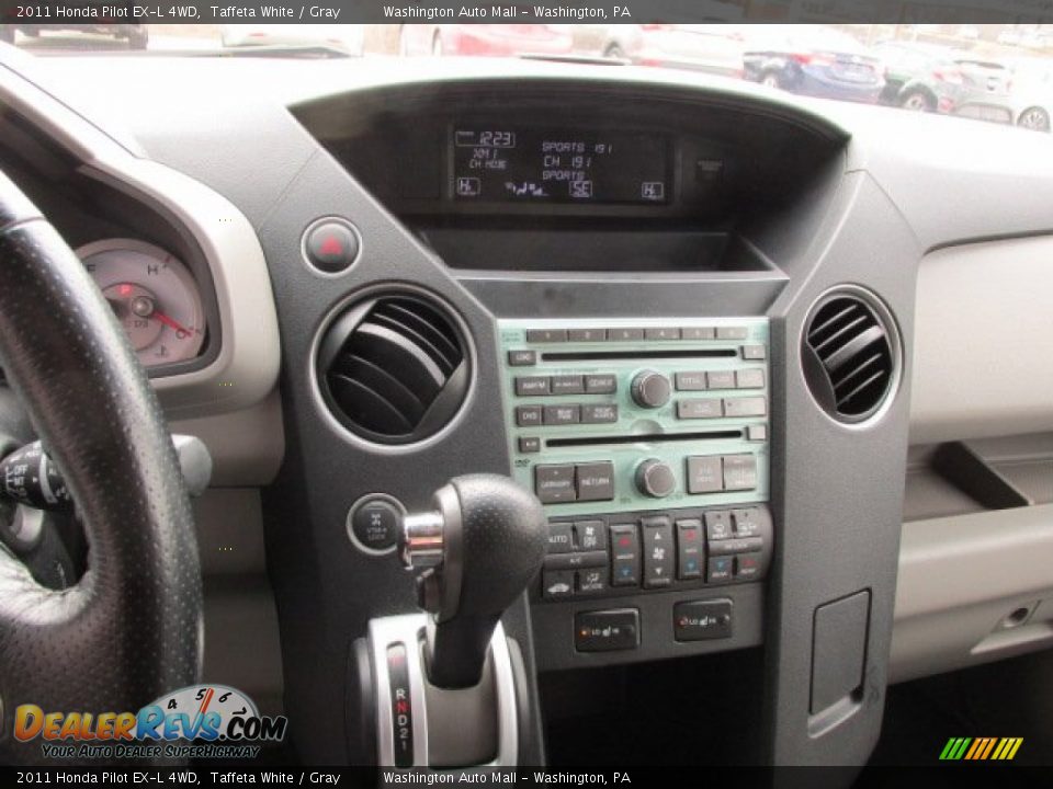 2011 Honda Pilot EX-L 4WD Taffeta White / Gray Photo #12