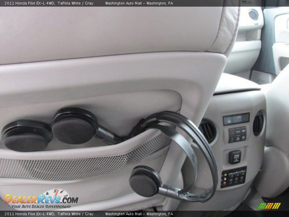 2011 Honda Pilot EX-L 4WD Taffeta White / Gray Photo #15