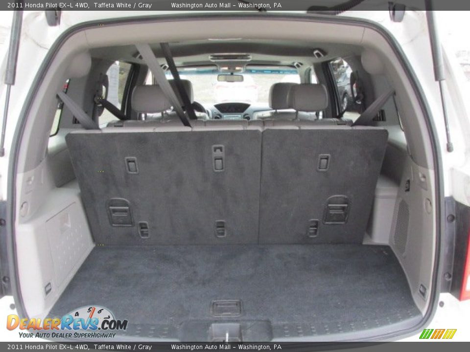 2011 Honda Pilot EX-L 4WD Taffeta White / Gray Photo #18