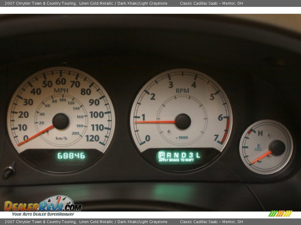 2007 Chrysler Town & Country Touring Linen Gold Metallic / Dark Khaki/Light Graystone Photo #7