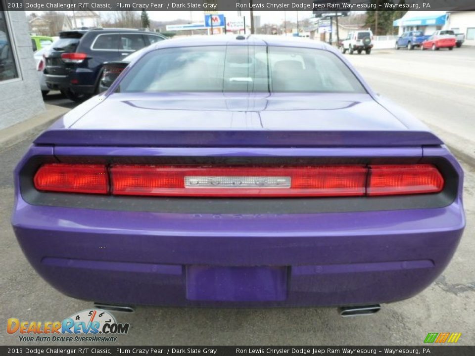 2013 Dodge Challenger R/T Classic Plum Crazy Pearl / Dark Slate Gray Photo #3