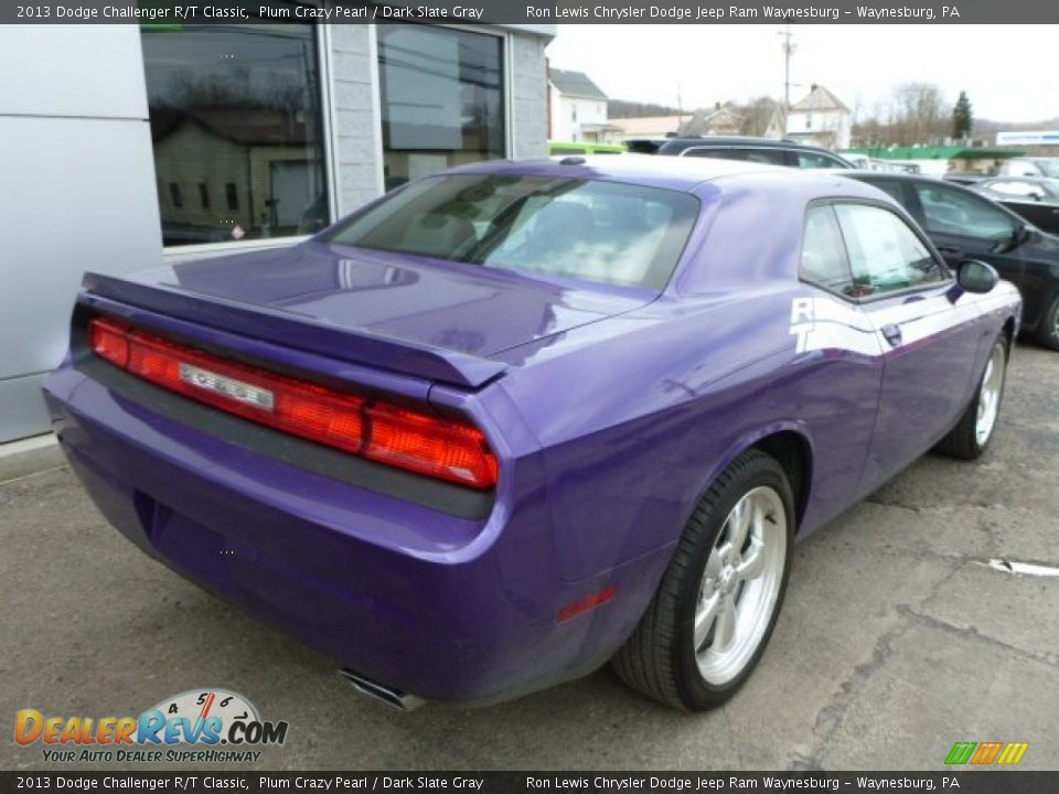 2013 Dodge Challenger R/T Classic Plum Crazy Pearl / Dark Slate Gray Photo #4