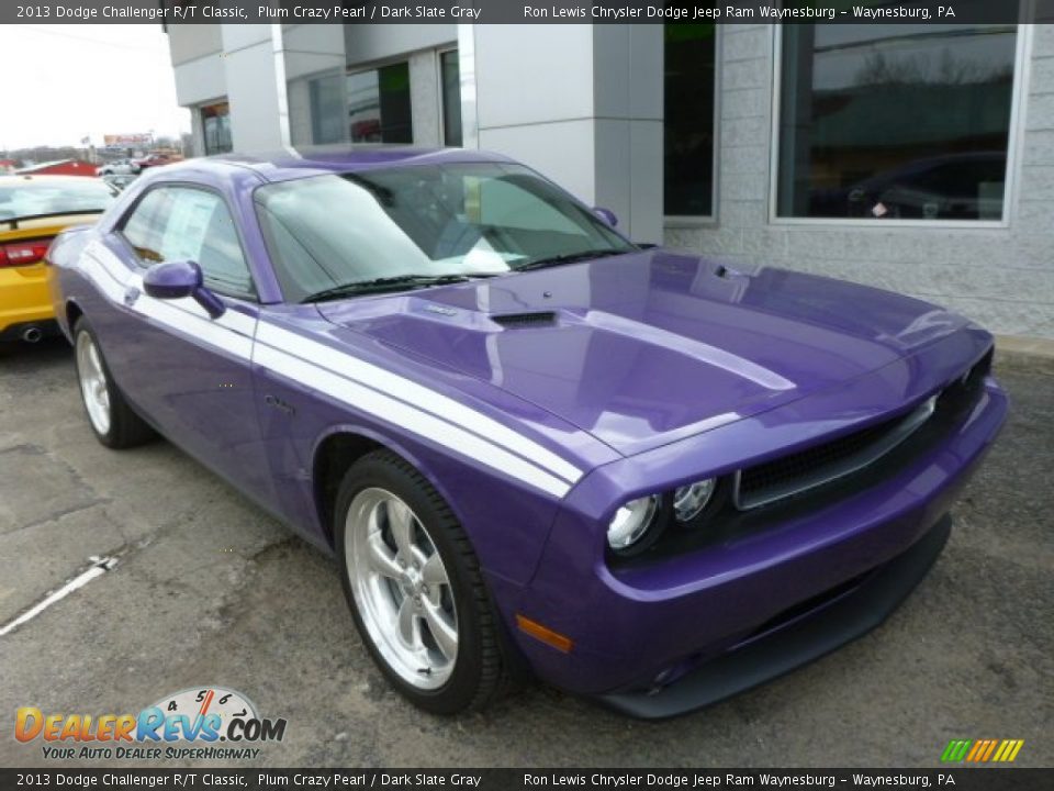 2013 Dodge Challenger R/T Classic Plum Crazy Pearl / Dark Slate Gray Photo #7