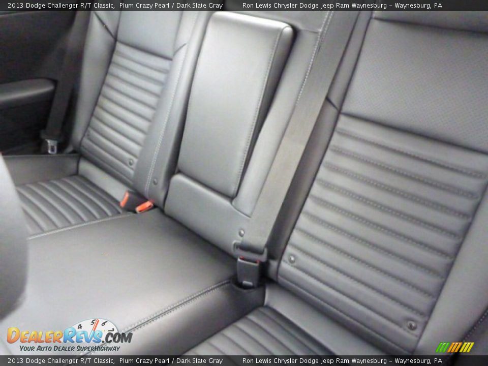 Rear Seat of 2013 Dodge Challenger R/T Classic Photo #11